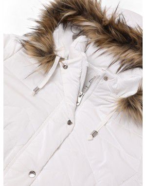 Girls  Quilted jacket Snow-white